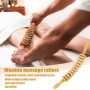 Uoimky Lot de 3 rouleaux de massage en bois avec poignée - Anti-cellulite - Pour le dos, les jambes, le cou, la cellulite - Rela