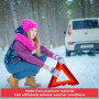 GADLANE Triangle De Signalisation Homologué ECE Réfléchissant Pliable Alerte De Sécurité Lot De 2