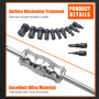 Zoomtools 12/13 pièces 8-32 mm Extracteur de roulement intérieur trou borgne Kit de retrait de roulement avec marteau coulissant