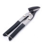 NUZAMAS Cisaille à tôle robuste - Coupe droite - Coupe-tôle d'acier fine - Coupe industrielle - 27 cm