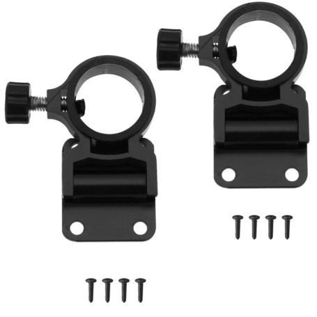 Bessy shop Support de Parasol pour Balcon,2 pièces Porte-Parapluie de Pêche Auvent Support de Poteau Design Pliable Supports de 