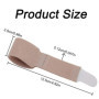 JOYOLA 12 Pcs Bandages pour Orteils en Marteau, Redresseur D'orteil, Orteils Attelle, Attelles D'orteils pour Chevauchement des 