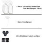 Youngever Lot de 4 Flacons Vaporisateurs Vide en Verre Transparent sans BPA, 500ML