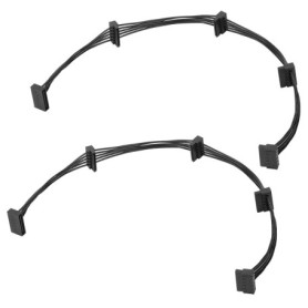YieJoya 15 broches à 4 SATA câble d'extension d'alimentation pour disque dur HDD SSD DVD - 50cm(2 pièces