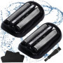 Pièce de Rechange Pour Rasoir Électrique Homme, 2 pcs Tête de Rasoir de Rechange, Remplacement de Rasoir,Tête de Remplacement de