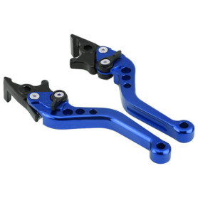 Leviers De Moto Réversibles, Levier D'embrayage de Frein 2Pcs Universal Modifié Double Levier de Frein à Disque Pour Scooter Mot