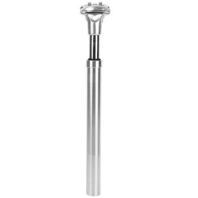 Tige de Selle de Vélo, Tube de Selle d'Amortisseur 27.2mm 31.6mm à Pression Hydraulique Tige Fixe de Selle de Vélo(27.2mm-Silver