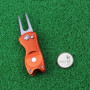 Crestgolf Golf Divot Tool avec Bouton Pop-up et Marqueur de Balle Magnétique Pitch Mark Mini-Outil Portable et Pliable Léger