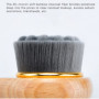 ZHUDAN LYYDAN Brosse Nettoyante Visage, Brosse Visage En Fibre De Charbon De Bambou Naturelle, Ultra-doux, Brosse De Massage Pou