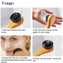 ZHUDAN LYYDAN Brosse Nettoyante Visage, Brosse Visage En Fibre De Charbon De Bambou Naturelle, Ultra-doux, Brosse De Massage Pou