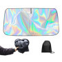 1 Pare-Soleil De Voiture Et 1 Sac De Rangement, Bouclier Thermique De Protection Solaire, Pare-Brise, Équipement De Protection S