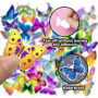Lot de 50 Autocollants Papillon Et 50 Autocollants Libellules, Autocollants Graffitis Colorés, Autocollants Décoratifs Imperméab