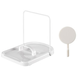 KSBBHDS Rack De Couvercle en Pot De 1 Morceau Et Crochet 1 Morceau, Porte-Rangement Pliable, Fournitures De Cuisine, Organisateu