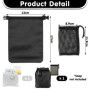 EHDWXVZM 2 Ensembles De Sacs À Savon Imperméables, Sacs Scellés À L'Épreuve des Fuites, Sacs De Rangement Pratiques, Adaptés Au 