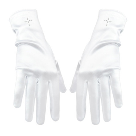 SGSCFG 1 Paire De S Croisés, S Blancs Pour Enfants, S De Communion De Princesse, Accessoires De Robe De Performance.