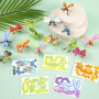 LCIEFKAE 30Pcs Puzzle D'Insectes Animales 3D, Puzzle 3D -Mini pour Enfants, Jouets De Famille Interactifs, Nouveauté Créative, J