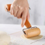 Paquet De 2 Rouleaux À Pâtisserie, Rouleau À Pâtisserie En Bois Avec Roulettes, Rouleau À Pâtisserie À Deux Extrémités, Rouleau 