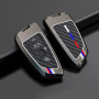 TTCR-II Alliage de Zinc Coque de clé Compatible avec 2 3 5 7 Series X1 X3 X4 X5 X6 F15 F16 F45 F48 G01 G02 G30 G32, 4 Boutons G3