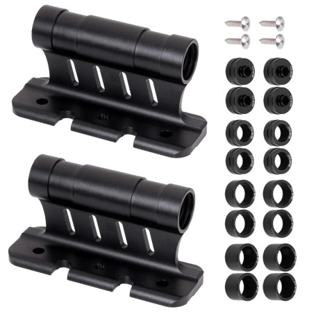 2 Pièces Support de Fixation de Fourche de Vélo avec Blocage Rapide pour Fourche à vélo pour Camion, Porte-vélo, Remorque pour 5