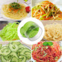 Coupe Légumes - Coupe légume Spiralizer 4 en 1,Spaghetti Légume,Spirale de Légumes Trancheuse pour Courgette Nouilles,Carotte Sp