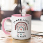 Tasse à café 'La Meilleure sœur du monde', cadeaux d'anniversaire, fête des mères et Noël pour sœur, cadeaux pour sœur, tasse po