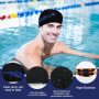 Zuxbolf 4PCS Bonnet de Bain Piscine Natation pour Adulte Bonnet de Natation Femme et Homme Bonnet de Bain Tissu Polyester Souple