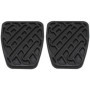 BIAREN Lot de 2 plaquettes de pédale de frein et d'embrayage en caoutchouc pour Nissan Qashqai 2007-2020 (véhicules manuels) 465