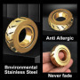 OBEST EDC Jouets Adulte Stress Relief Magnétique Métal TDAH Casual Fidget Anneaux Stress Relief Jouet Spin Anneaux Nouveau Mécan