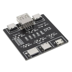 DUTTY Testeur de câble USB, carte de détection de câble de données, testeur de câble de données USB - C, micro - USB, carte de d