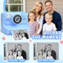 Subtail Appareil Photo Instantané Enfant - 2.4 Écran Appareil Photo Numérique Enfant avec Mode Selfie et Carte 32GB et Papier d'