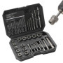 Kit d'extracteur d'écrous 26 pièces : ensemble d'extracteurs de vis, extracteur de vis, jeu de clés à douille à profil spiralé, 