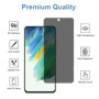 YIFNTANG [2 Pièces] Verre Trempé Anti-espion pour Samsung Galaxy S21 FE 5G,9H Dureté, Anti Rayures,Sans Bulles,Privacy Protectio