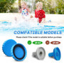 CHIHOLEN Lot de 2 bouchons d'hiver pour piscines Intex et Bestway avec joints assortis, accessoires de piscine, résistants au ge
