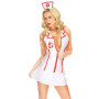 AISOO Sexy Nurse Fancy Dress Naughty Costume Womens Ladies Lingerie Hem Do Dress Party Play Dressing up Complete Outfit Vêtement