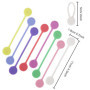 Clips de Câble Magnétique Réutilisables Silicone Attaches de Câble Réglables Câble Organisateur Idéaux pour la Gestion des Câble