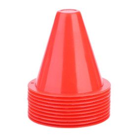 DEWIN 10Pcs Cone de Signalisation, Slalom Cônes Accessoires de Support de Marqueur Plastique pour Cônes d'entraînement de Footba