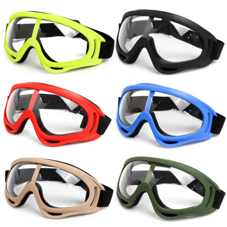 Lot de 6 Lunettes de Sécurité pour Enfants Réglables, Lunette Protection Bricolage Anti-Buée, Enfants Lunettes de Protection Cou