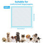 Zosenyer 100 Pièces Alaise pour Chien, 60 × 60cm Tapis Absorbant Chien, Tapis de Propreté Bebe avec 6 Couches de Conception Etan