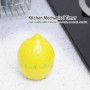 Minuteur de Cuisine en Forme de Citron Nouveauté Mignon Minuterie de Cuisine Minuterie Manuelle Rotation Minuterie Outil de Cuis