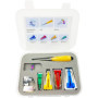 ANCLLO Kit de Fabrication de Biais en Tissu avec alène, Aiguilles à Perles, Pince de Reliure réglable, Presse à Pied – Kit Prati
