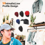 YOUNLEN 10 Crochet à Chapeau,Crochets de Chapeaux Support Mural,supports muraux pour casquettes de baseball,installation facile,