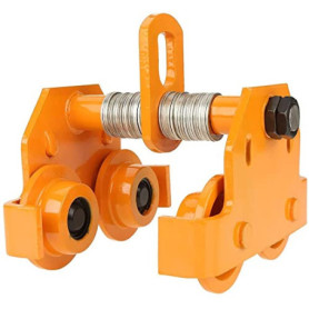 Chariot de palan Chariot Porte Palan expédier en acier inoxydable chariot pour palan 1t Largeur et inclinaison réglables, pour p