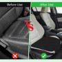 Huucozn Coussin de Siège de Voiture, Protection Siege Voiture Avant Housse de Siege Voiture Universel Coussin Voiture Siege Cous