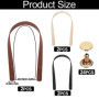 HORREX 6 Pièces Poignées en Cuir pour Sacs,60cm×2cm Anse de Sac Bandouliere,Anse Sac,Adapté pour Remplacer Les Bretelles et Les 