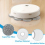 Figarge Ecovacs Deebot t20 Omni Lot de 6 chiffons de nettoyage interchangeables compatibles avec Ecovacs Deebot t20 Omni
