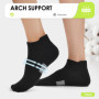FALARY Chaussettes de sport pour hommes et femmes 8 paires Chaussettes de course Chaussettes en coton respirantes Chaussettes co