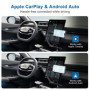 Câble iPhone Voiture,Chargeur iPhone [Certifié MFi Apple],Câble USB-C et Lightning 2 en 1 Combo Apple Carplay et Android Auto,Ca