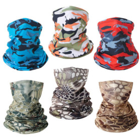 Lot de 6 masques bandana respirants pour la protection en plein air Lavable Réutilisable Masque facial Protection contre la pous