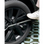 QWORK® Cléà roue télescopique avec douilles 17/19mm et 21/23mm, Clé croix pour changer les pneus de voiture, Étendre jusqu'à 60c