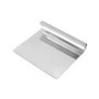 QWORK® spatule à pâte, grattoir de cuisine, gadget de cuisine, 14 X 12 cm, inox